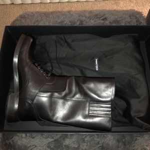 Dolce&Gabbana Men’s Military Style Boots